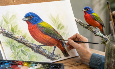 Bunting Painting