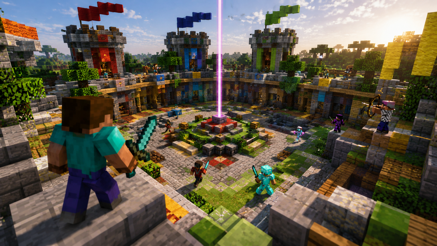 Minecraft PlayBattleSquare