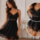 BaeVely Lace Trim Dress