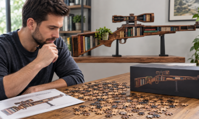 Rifle Bookshelf Jigsaw Puzzle